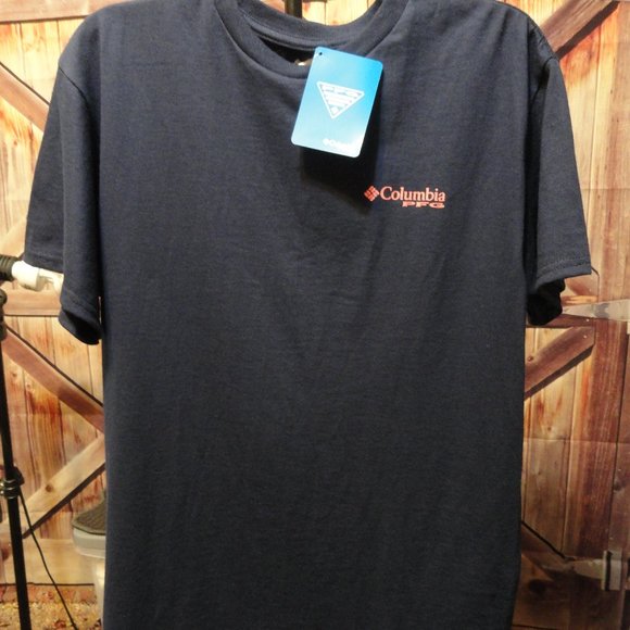 Columbia Preformance Fishing Gear Graphic T~NWT~EST 1938~Fishing Fan - Picture 2 of 3